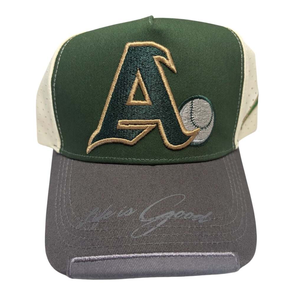 Life is Good Oakland Athletics A-Frame Trucker Hat
